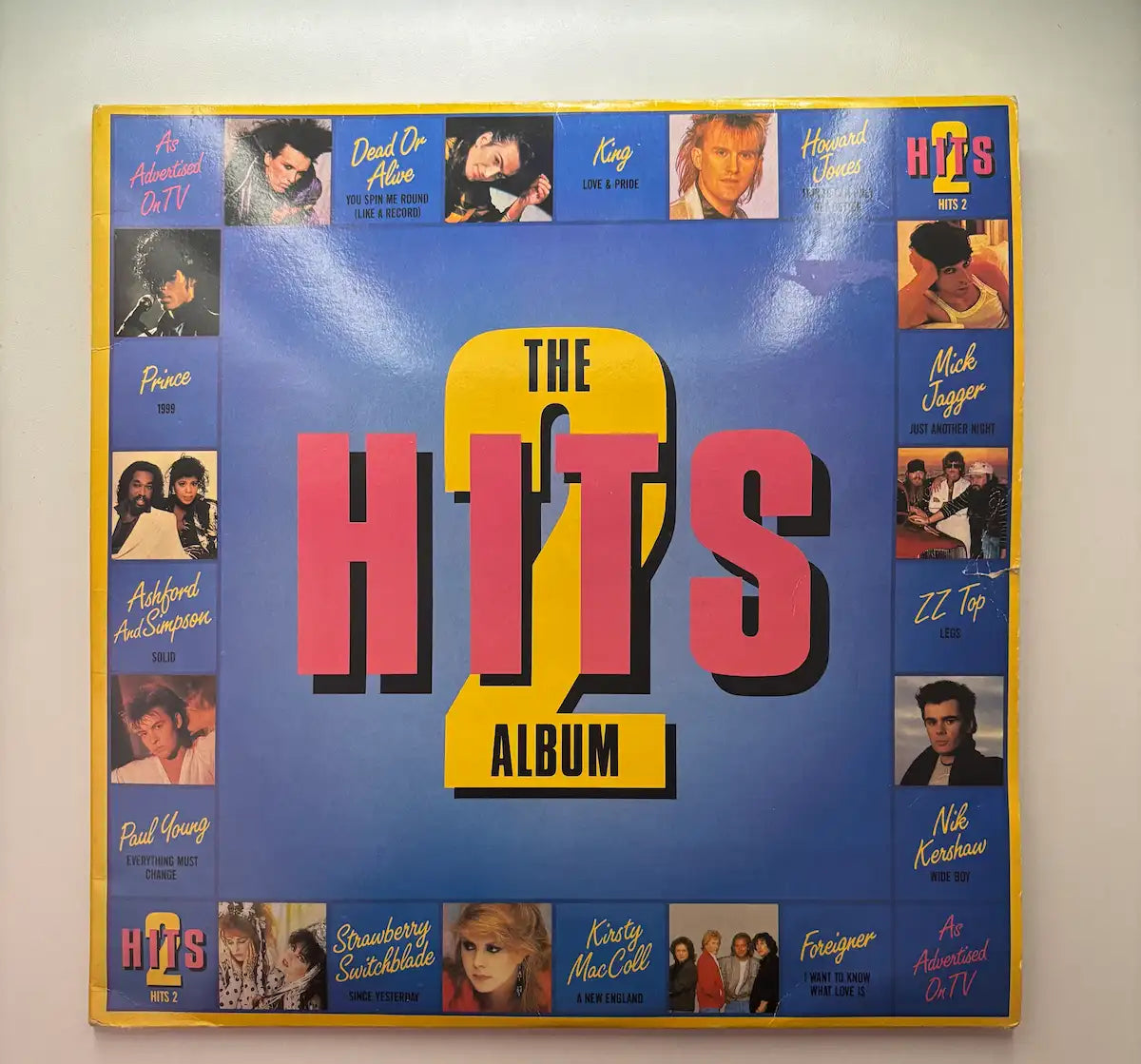 The Hits Album 2 1985 vinyl album front cover UK pressing 