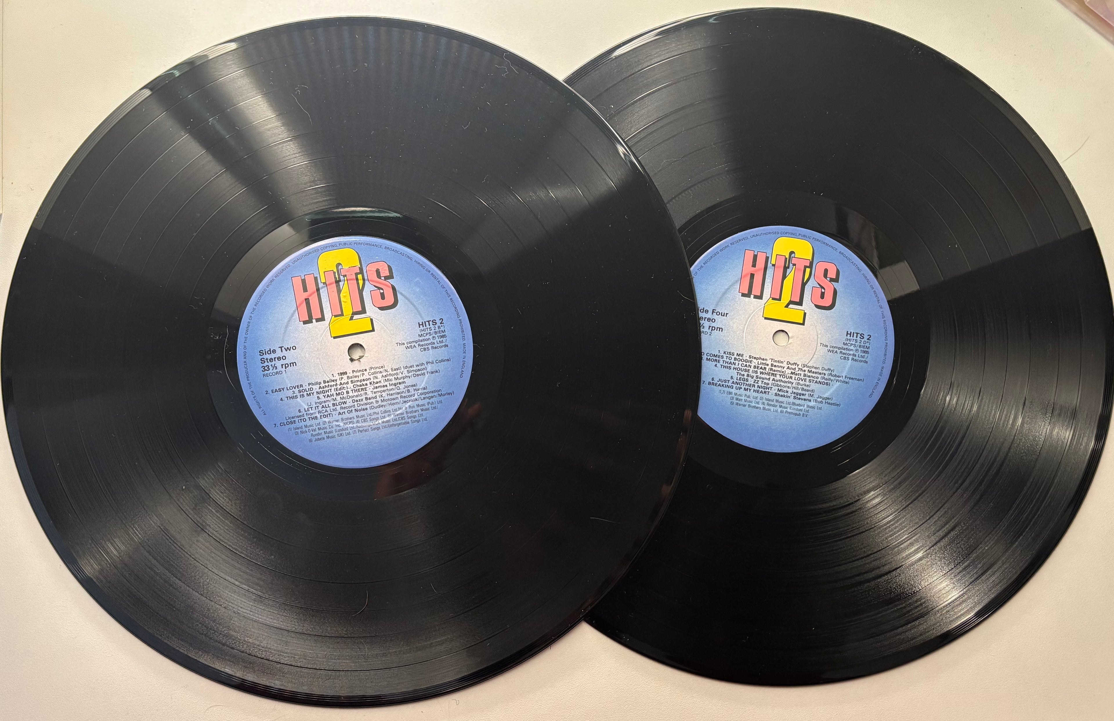 The Hits Album 2 vintage vinyl album condition UK seller 