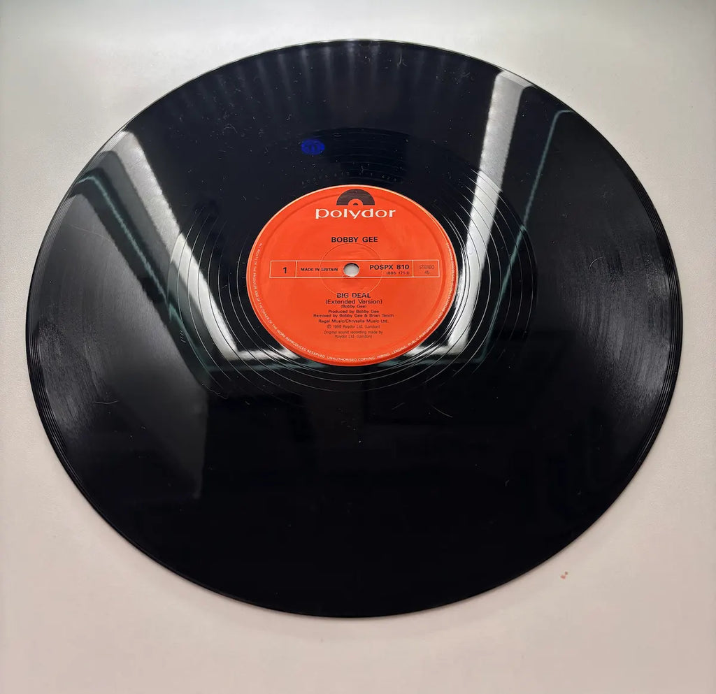 Bobby Gee Big Deal vinyl record label Polydor 1984 UK