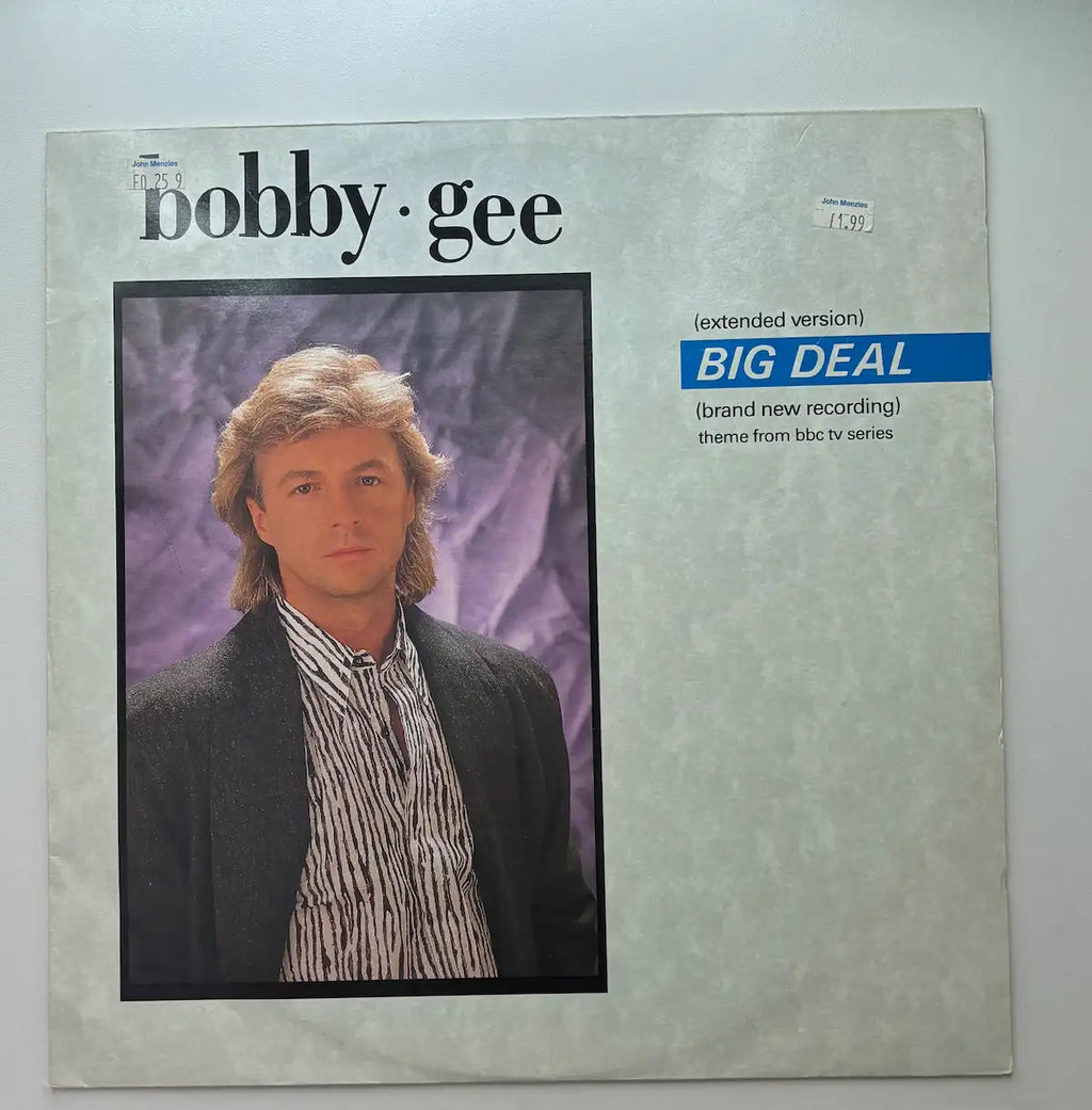 Bobby Gee Big Deal 1984 vinyl single front cover UK pressing 