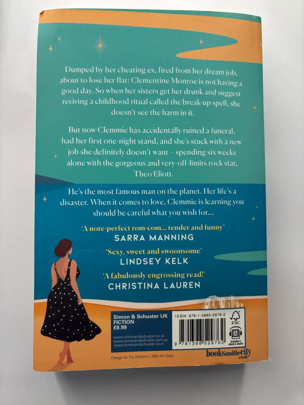 Under Your Spell by Laura Wood romance book back cover description UK