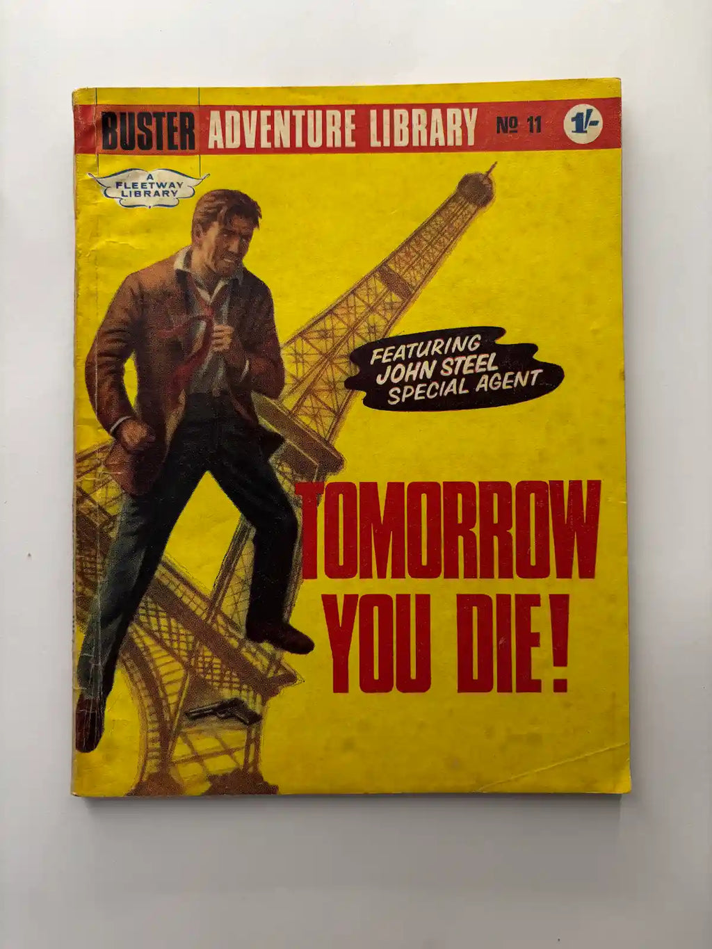 Tomorrow You Die John Steel Comic front cover UK