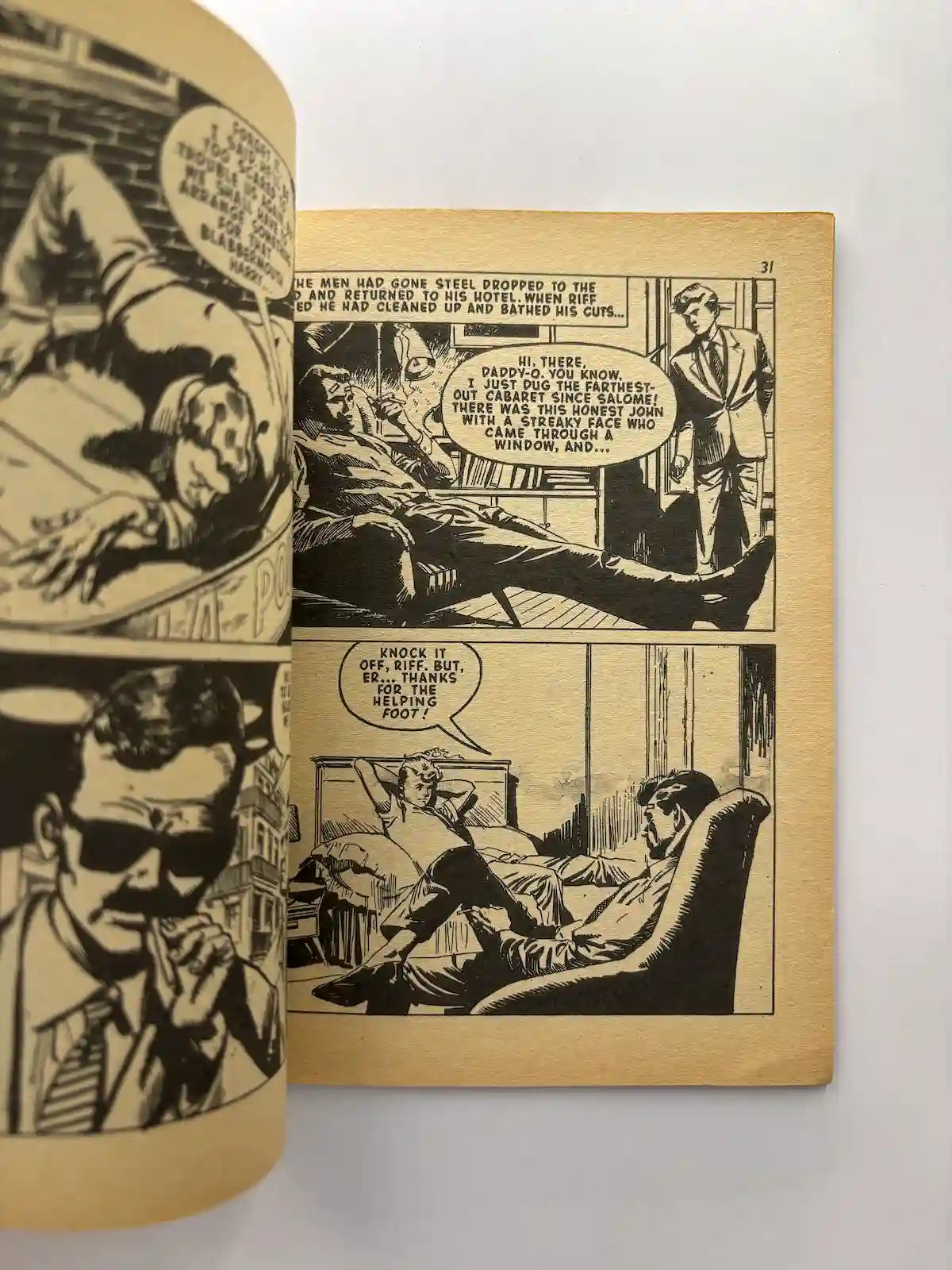 Tomorrow You Die John Steel Comic vintage UK