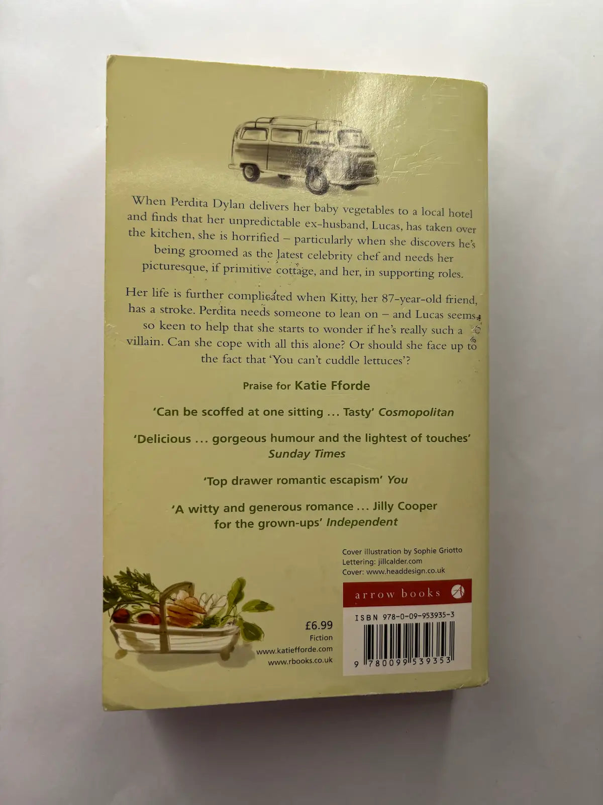 Thyme Out by Katie Fforde romance book back cover description UK