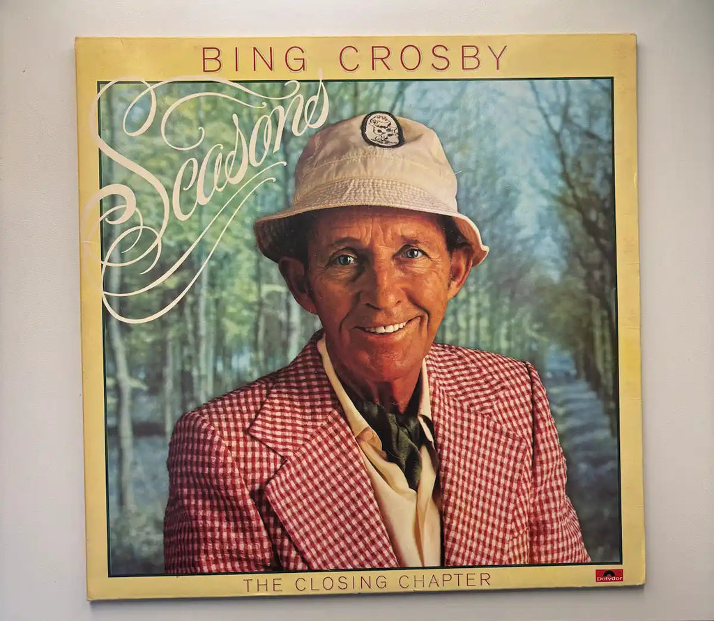 Bing Crosby Seasons 1977 vinyl album front cover UK pressing 