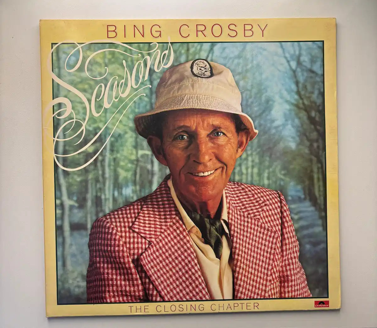 Bing Crosby Seasons 1977 vinyl album front cover UK pressing 
